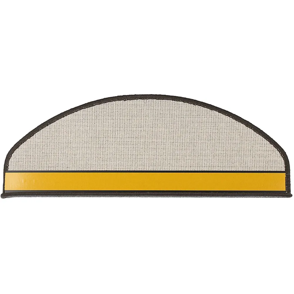 Floordirekt Accessoire D'Escalier<Tapis d'escalier London Gris foncé 23,5 x 65 cm Demi-circulaire