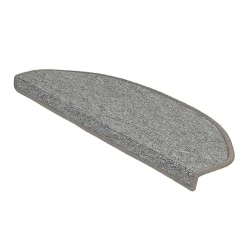 Floordirekt Accessoire D'Escalier<Tapis d'escalier London Gris clair 23,5 x 65 cm Demi-circulaire