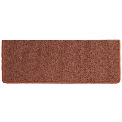 Floordirekt Tapis d'escalier London Terre 38 23,5 x 65 cm Rectangulaire- Accessoire D'Escalier