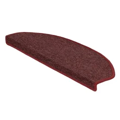 Floordirekt Accessoire D'Escalier<Tapis d'escalier London Vin rouge 23,5 x 65 cm Demi-circulaire