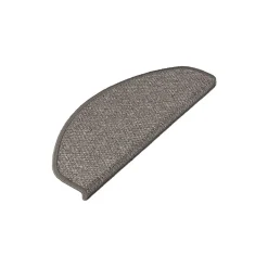 Floordirekt Accessoire D'Escalier<Tapis d'escalier Ponto Gris Demi-circulaire 23,5 x 65 cm -