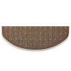 Floordirekt Tapis d'escalier Rapido Marron Demi-circulaire -- Accessoire D'Escalier