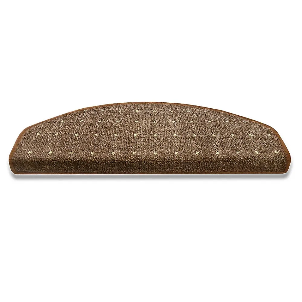 Floordirekt Tapis d'escalier Rapido Marron Demi-circulaire -- Accessoire D'Escalier