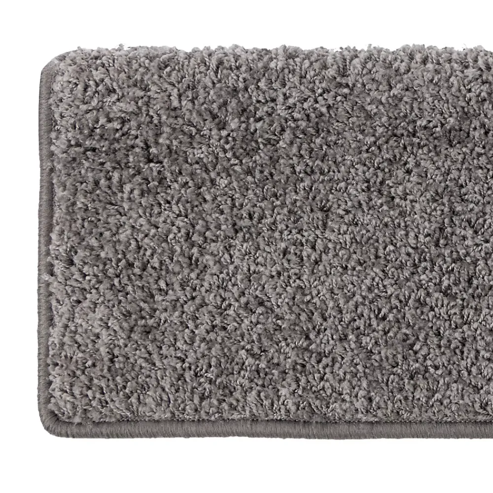 Floordirekt Accessoire D'Escalier<Tapis d'escalier Shaggy Barcelona Gris Rectangulaire 23,5 x 65 cm