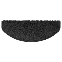 Floordirekt Accessoire D'Escalier<Tapis d'escalier Shaggy Sphinx Demi-circulaire 23,5 x 65 cm Noir -
