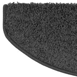 Floordirekt Accessoire D'Escalier<Tapis d'escalier Shaggy Sphinx Demi-circulaire 23,5 x 65 cm Noir -