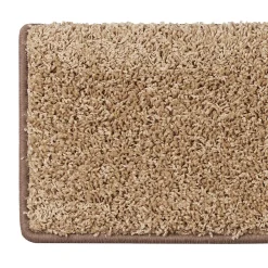 Floordirekt Tapis d'escalier Shaggy Sphinx Rectangulaire 23,5 x 65 cm Beige -- Accessoire D'Escalier