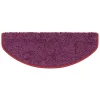 Floordirekt Accessoire D'Escalier<Tapis d'escalier Shaggy Sphinx Demi-circulaire 23,5 x 65 cm Violet -