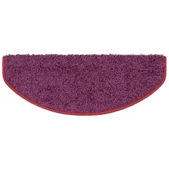 Floordirekt Accessoire D'Escalier<Tapis d'escalier Shaggy Sphinx Demi-circulaire 23,5 x 65 cm Violet -