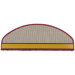 Floordirekt Accessoire D'Escalier<Tapis d'escalier Shaggy Sphinx Demi-circulaire 23,5 x 65 cm Violet -