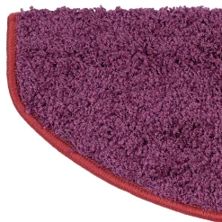 Floordirekt Accessoire D'Escalier<Tapis d'escalier Shaggy Sphinx Demi-circulaire 23,5 x 65 cm Violet -