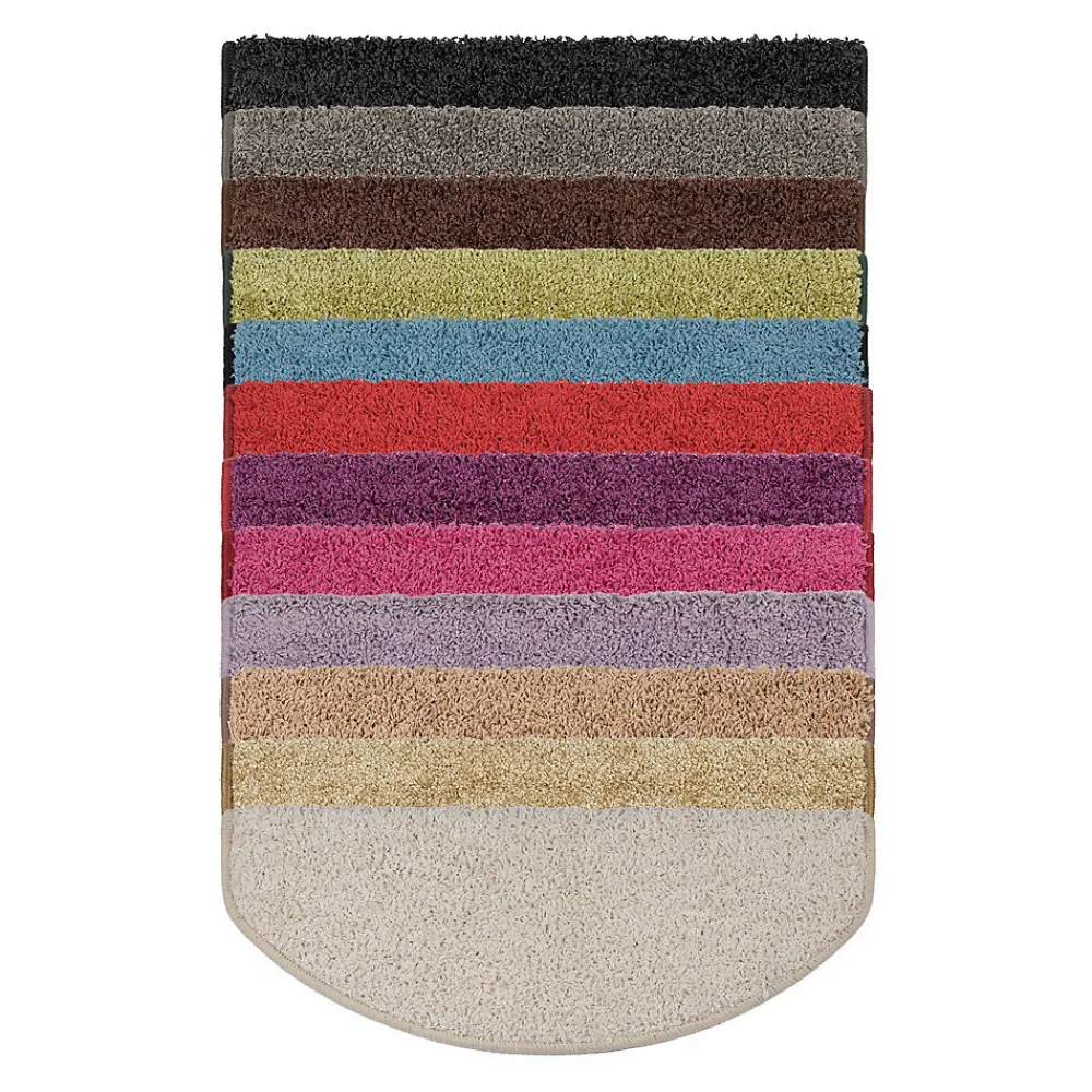 Floordirekt Tapis d'escalier Shaggy Sphinx Rectangulaire 23,5 x 65 cm Crème -- Accessoire D'Escalier