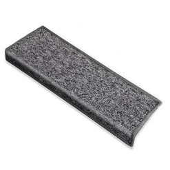 Floordirekt Accessoire D'Escalier<Tapis d'escalier Turbo Gris Installation adhésive Différentes formes Rectangulaire -