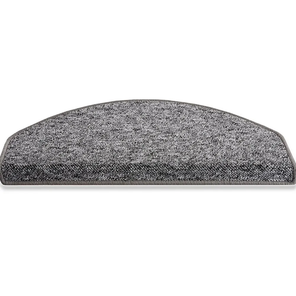 Floordirekt Tapis d'escalier Turbo Gris Installation adhésive Différentes formes Demi-circulaire -- Accessoire D'Escalier