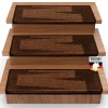 Floordirekt Tapis d'escalier Via Veneto Marron Rectangulaire -- Accessoire D'Escalier