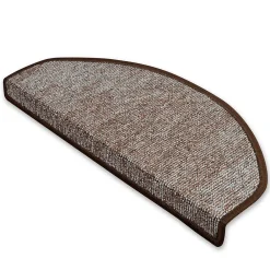 Floordirekt Accessoire D'Escalier<Tapis d'escalier York Brun foncé 23,5 x 65 cm -