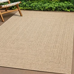 Vidaxl Tapis ZIZUR 200x200 cm aspect de jute intérieur et extérieur- Moquette|Moquette