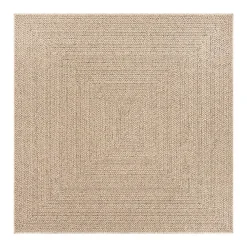 Vidaxl Tapis ZIZUR 200x200 cm aspect de jute intérieur et extérieur- Moquette|Moquette