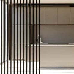 Tasseau aluminium noir 3 x 280 cm, ép.3 cm- Tasseau Bois