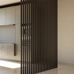 Tasseau aluminium noir 3 x 280 cm, ép.3 cm- Tasseau Bois