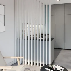 Tasseau Claustra MDF blanc mat à peindre l.8,8 x L.280 cm- Tasseau Bois|Claustra Intérieur