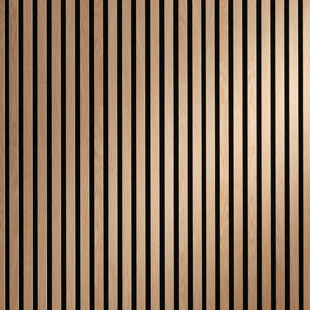 Tasseau décoratif lambris lamelles bois coloris naturel l.250 x l.30 x ep.1 cm- Panneau Tasseau Bois|Lambris Mural