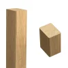 Tasseau Bois|Tasseau Décoratif<Tasseau décoratif placage papier imitation chêne Saragosse, 3 x 4 cm L.2,8 m (lot de 4)