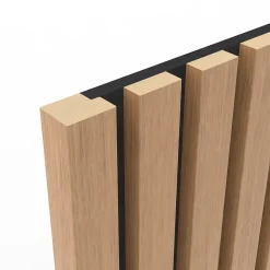 Foge Tasseau de finition en chêne pour panneau Saragossa 2800 x 28 x 22 mm- Tasseau Bois|Panneau Tasseau Bois