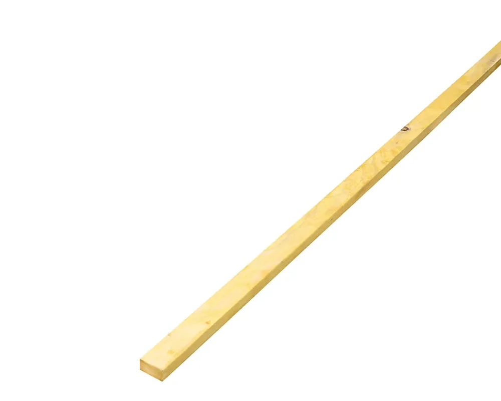 Tasseau raboté traitée en bois 27 x 14 mm L.3 m- Tasseau Bois