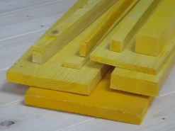 Tasseau raboté traitée en bois 40 x 14 mm L.4 m- Tasseau Bois