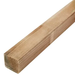 Tasseau traité bois blanc 60 x 60 mm L.2,4 m- Tasseau Bois