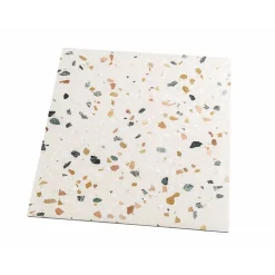 Decoon Terrazzo beige Miel - 60 x 60 cm- Carrelage Sol Effet Terrazzo