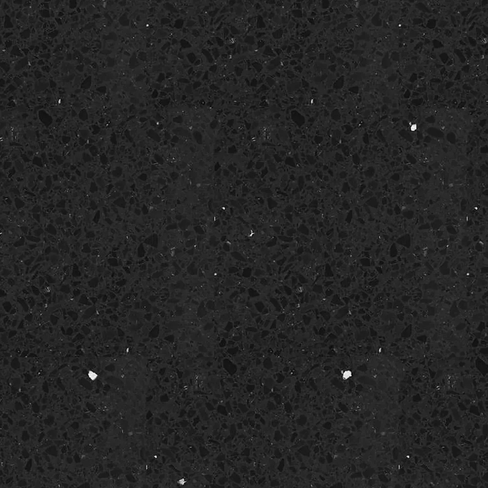 Decoon Carrelage Sol Effet Terrazzo|Carrelage Sol Pour Cuisine<Terrazzo noir Nero Ebano - 60 x 60 cm