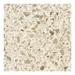 Decoon Terrazzo Stracciatella beige - 60 x 60 cm- Carrelage Sol Effet Terrazzo