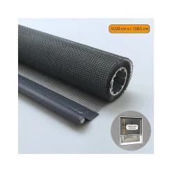 Volet-Moustiquaire Toile de remplacement moustiquaire enroulable verticale pour porte-fenêtre- Accessoire Pour Moustiquaire