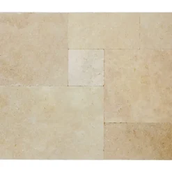 Travertin sol et mur intérieur multiformat, Travertino Light- Travertin