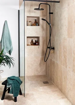 Casa Linéa Travertin sol et mur intérieur multiformat mat, Travertino- Travertin