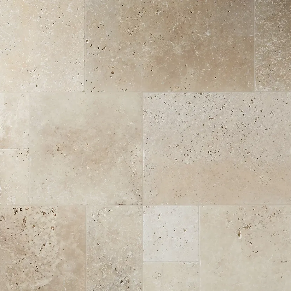 Casa Linéa Travertin sol et mur intérieur multiformat mat, Travertino- Travertin