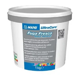 Mapei Joint Carrelage Sol<Ultracare FUGA FRESCA (rénovation joints) - Flacon doseur de 160 g - Coloris 111 GRIS ARGENT