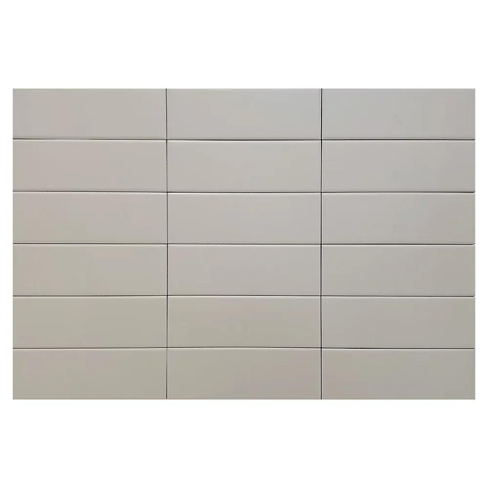 Lux Mosaic Velvet Vison Lisse Série Revêtement grès cérame premium 5x15 cm.- Carrelage Mural Uni|Carrelage Mural Pour Douche