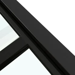 Verrière Factory Verrière<Verrière - 4 Vitrages - L: 157cm H: 115cm - Acier Ultra Fin - Noir Mat (RAL 9005) - Livrée Montée