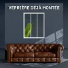 Mon Marché Déco Verrière<Verrière 3 Carreaux - Déjà Montée - Blanc
