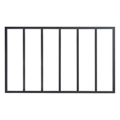 Verrière<Verrière 6 carreaux transparents, coloris noir mat H108 x l.183cm