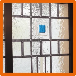 MySystem Verrière<Verrière 3 verres Hudson - L x H : 102 x 125 cm - Laqué gris 7016 granité - verre Clair inclus