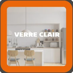 MySystem Verrière<Verrière 6 verres Hudson - L x H : 201 x 125 cm - Laqué gris 7016 granité - verre Clair inclus