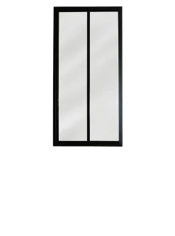 Verrière<Verrière acier noir 2 vitrages opales H.105 x l.57 cm