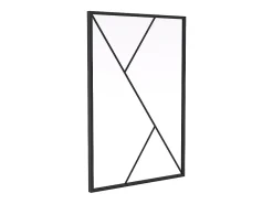 Vente-unique Verrière asymétrique en aluminium thermolaqué - L90 x H130 - FAZENDA- Verrière