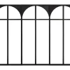 Vente-unique Verrière atelier art déco en aluminium thermolaqué 180x130 cm - Noir - ARCADEA- Verrière