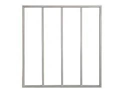 Vente-unique Verrière<Verrière atelier en aluminium thermolaqué - 120x105 cm - Blanc - BAYVIEW