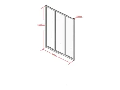 Vente-unique Verrière atelier en aluminium thermolaqué - 90x130 cm - Noir - BAYVIEW- Verrière